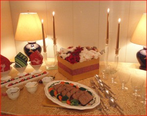 クリスマスのプチ贅沢なテーブルコーディネート