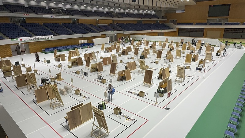 第28回全国建築塗装技能競技大会会場 第28回全国建築塗装技能競技大会会場