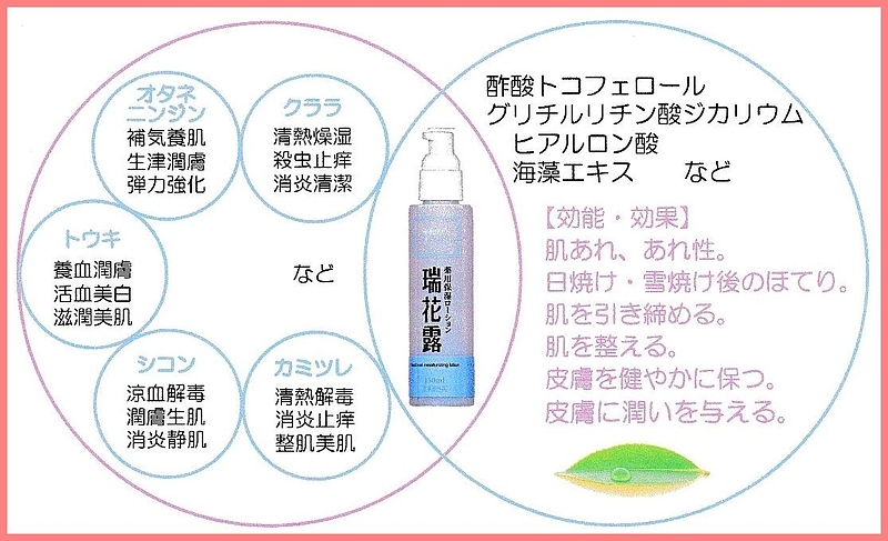 瑞花露　美肌　保湿　イスクラ