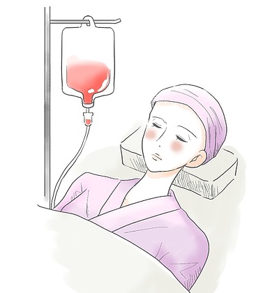 《闘病中の栄養補給》