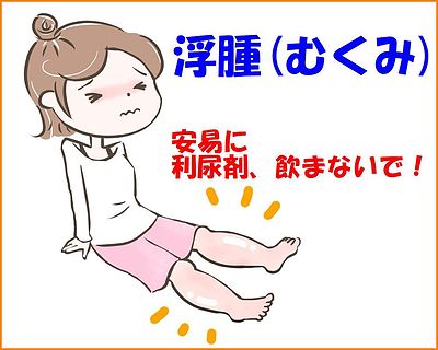《下肢の浮腫(むくみ)対策》