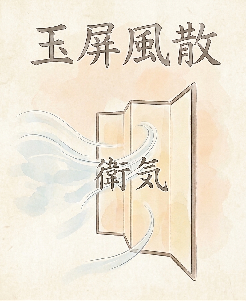 衛気　玉屛風散　衛益