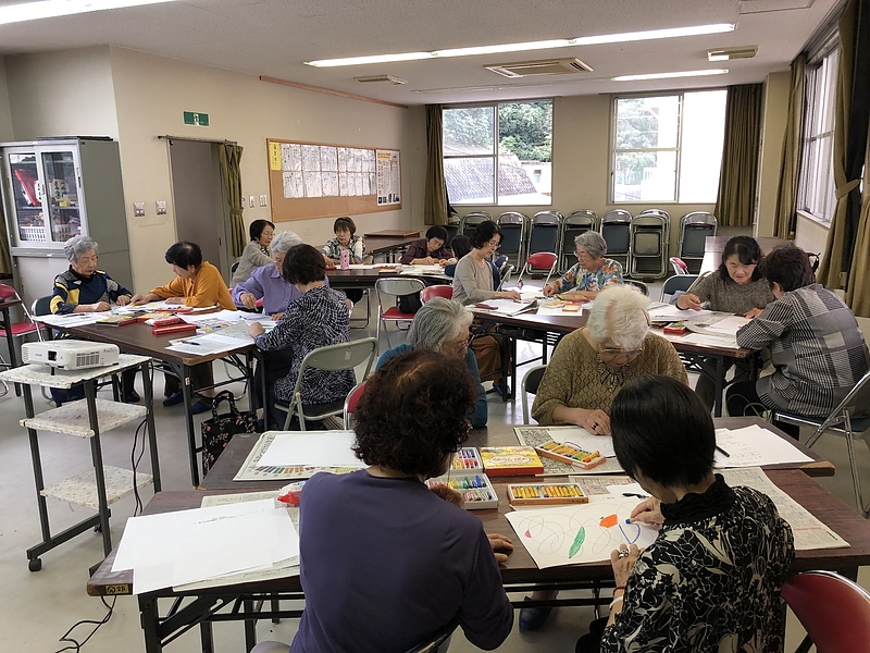 女性学級でのカラーセラピー講話