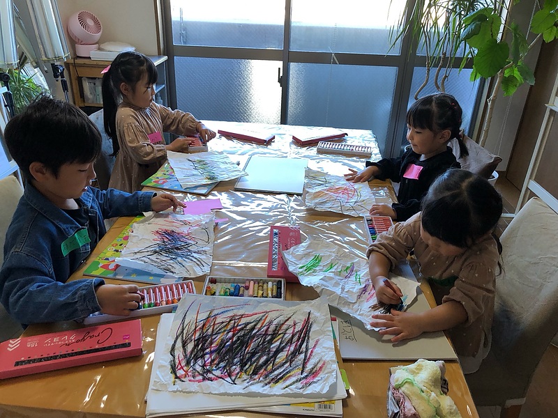 子どもカラーアートセラピー講座鹿児島