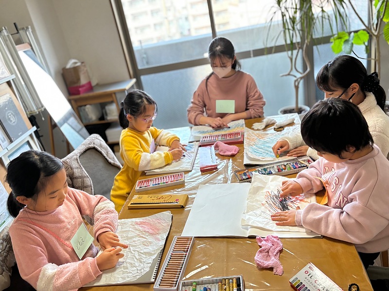 子どもカラーアートセラピー講座鹿児島