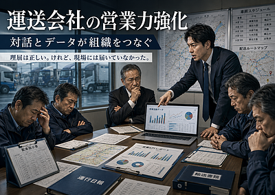 運送会社の営業力強化と事業承継／対話とデータが組織をつなぐ支援事例