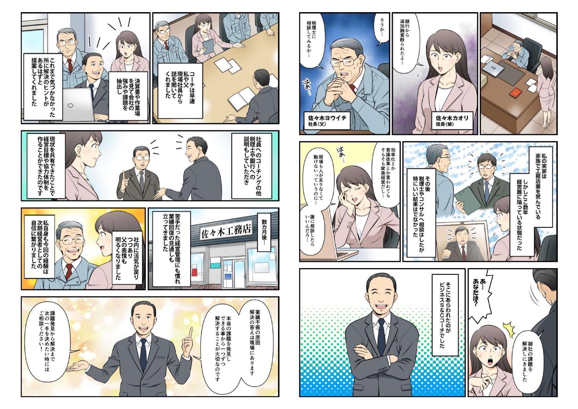 漫画で見るビジネスストレングスコーチング