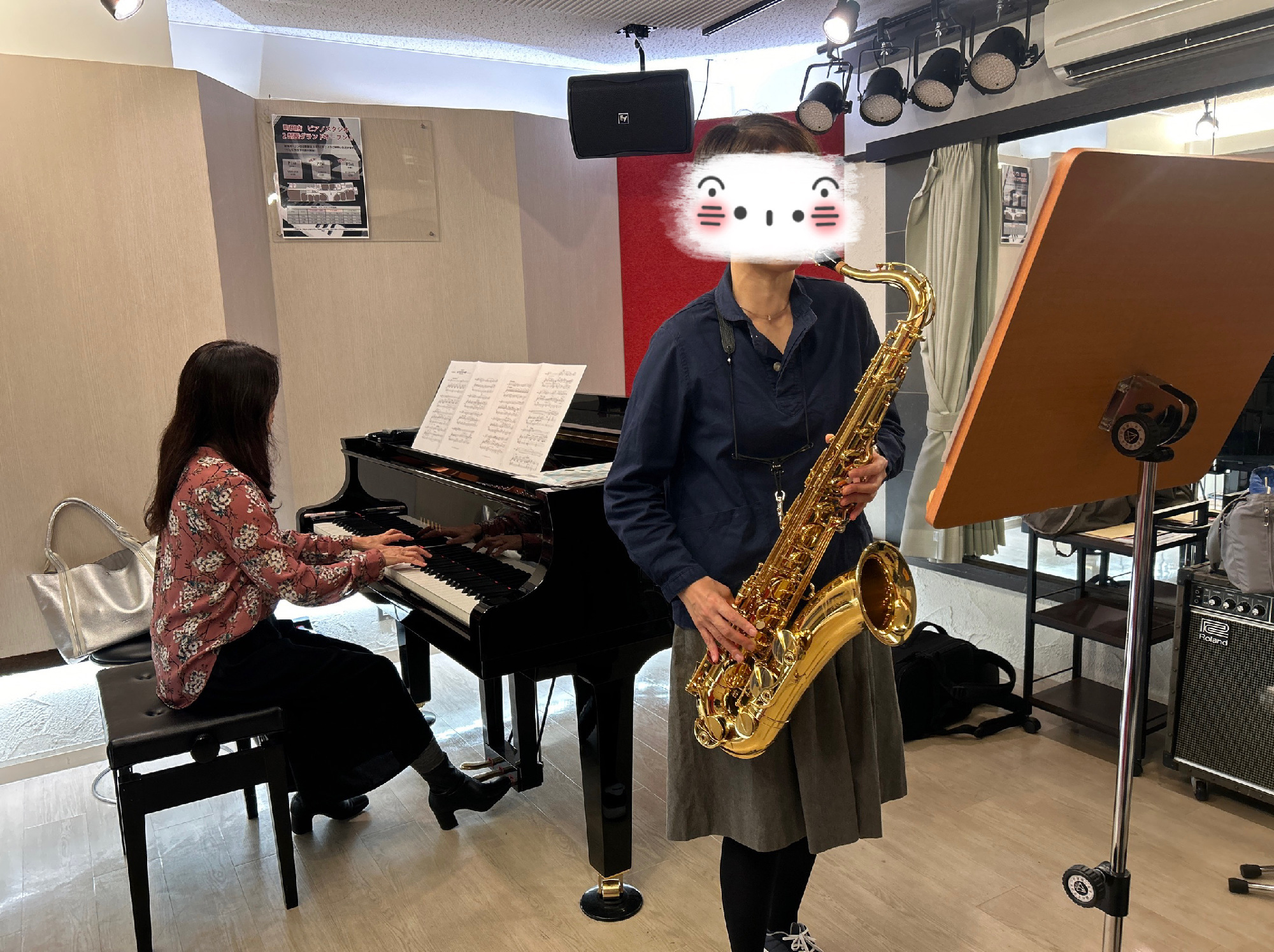 おさらい会前の伴奏合わせレッスン