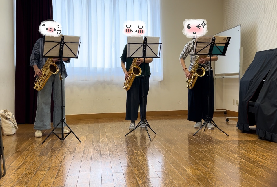 交流会でははじめましてのテナートリオも