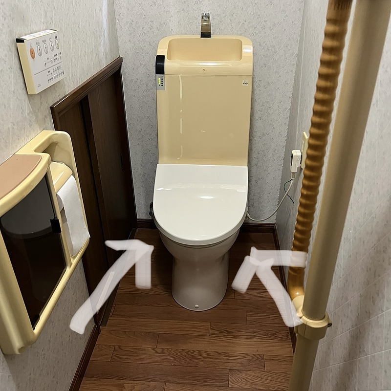 トイレの奥は掃除しにくい