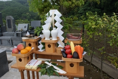 鶴岡八幡宮墓苑　地鎮祭の様子