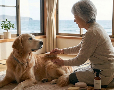 シニア犬のグルーミング第2回：プロが教える「褥瘡（床ずれ）」を防ぐブラッシング