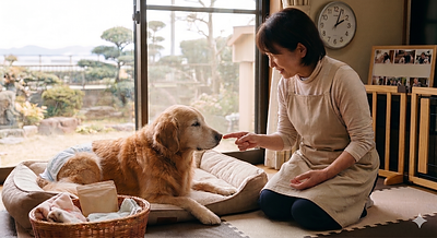 目や耳が不自由になっても。シニア犬の不安を安心に変える「魔法の触れ合い」