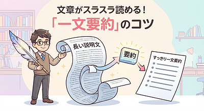 一文要約のやり方を徹底解説｜国語の要約問題が苦手な小・中学生向け勉強法