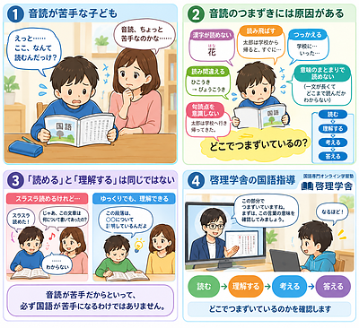 音読が苦手な子は、なぜ国語も苦手になりやすいのか？