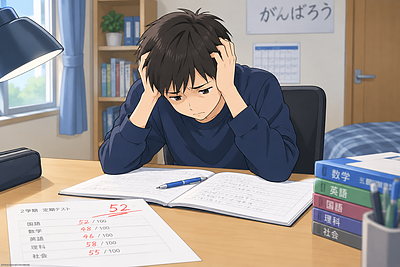 中学生の皆さん、まずは一つの教科で定期テストの結果を出してみませんか？