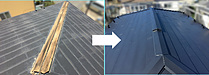 耐久性に優れているガルバリウム鋼板屋根材