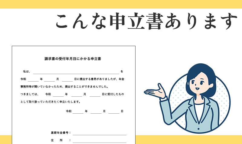 こんな申立書あります