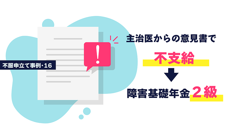 不服申し立て で請求側の主張が認められました。（16）