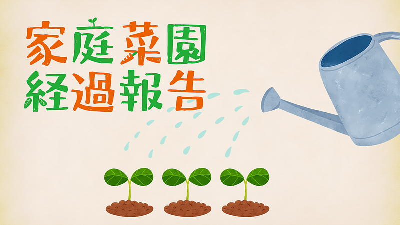 家庭菜園経過報告