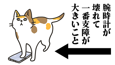 腕時計が壊れて一番支障が大きいこと