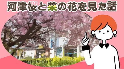 河津桜と菜の花を見た話