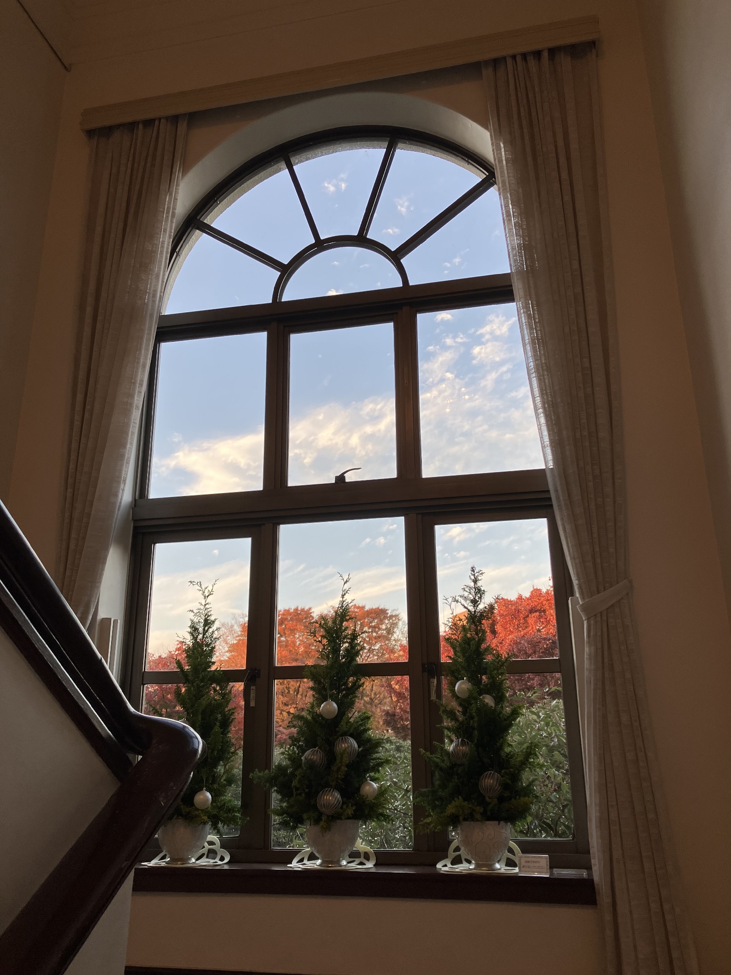 イギリス館内
踊り場