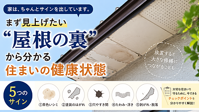 見逃したくない 家の劣化サイン