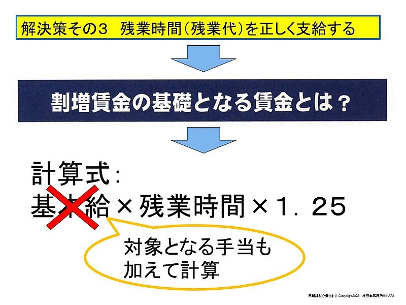 割増賃金の対象となる手当