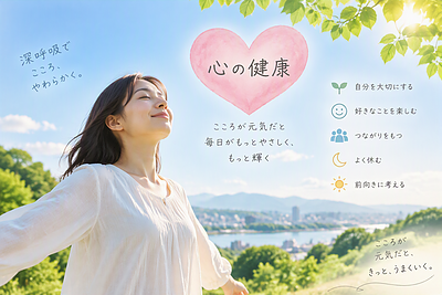 心の健康を大切に