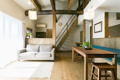 実家を建て替えてつくった平屋の住まい