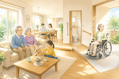 わが家で、これからもずっと。 心地いい断熱とバリアフリーのおはなし