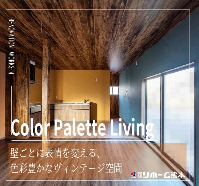 色と収納を楽しむ平屋リノベーション