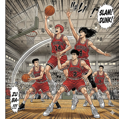 「スラムダンク」に学ぶチームの成長プロセス