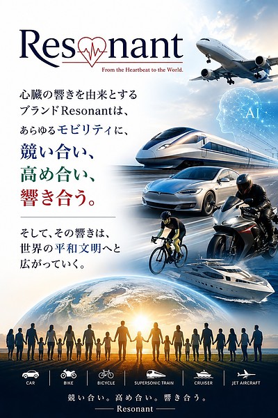 モビリティの次代へのブランディング！ 競い合う。高め合う。響き合う。
