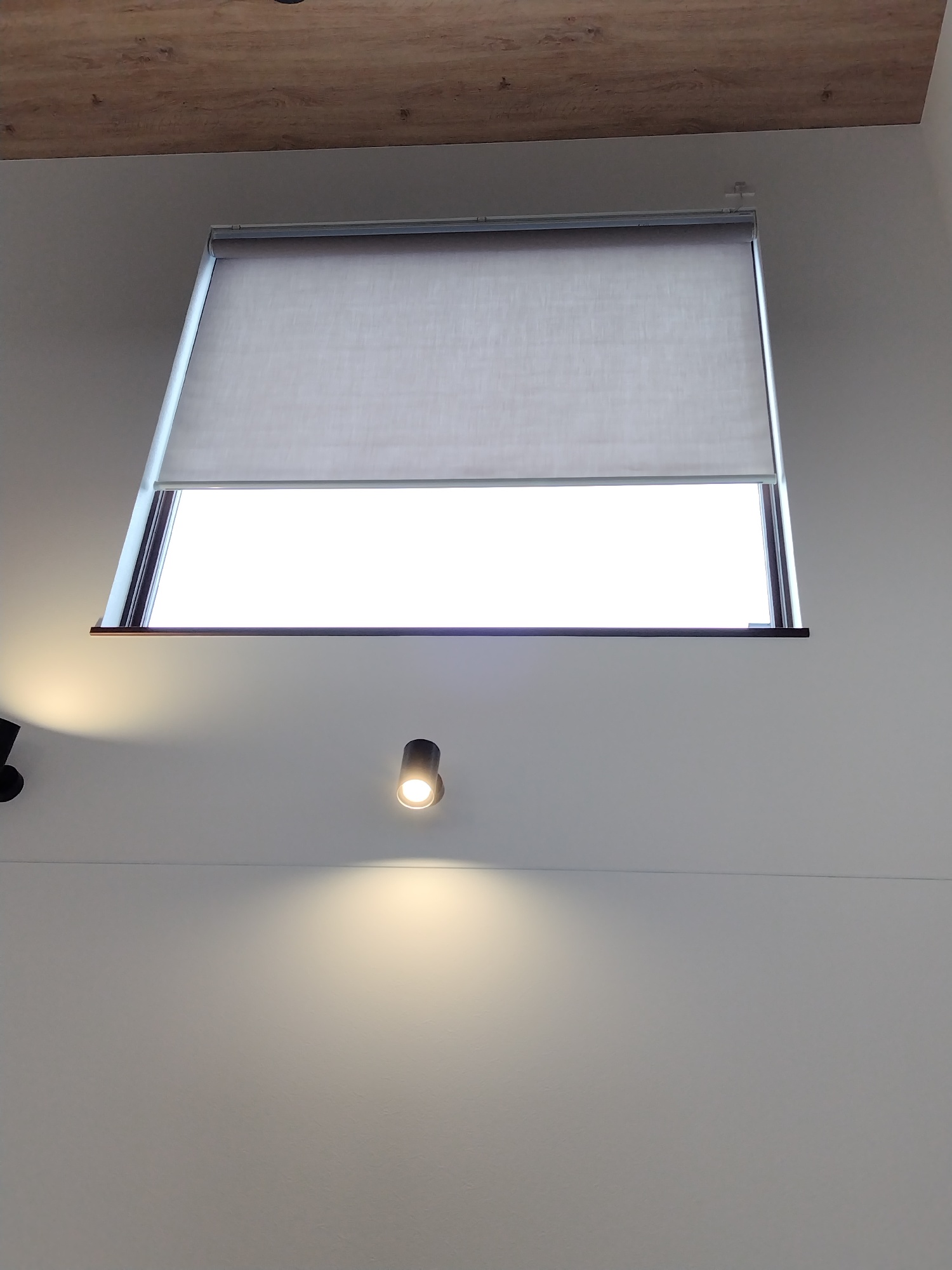 高所には電動ロールスクリーン（100Vコン必要）