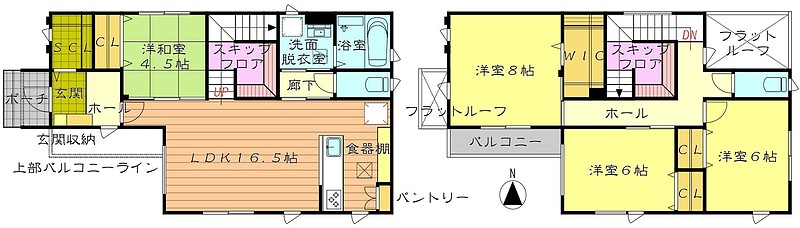 2号棟間取図