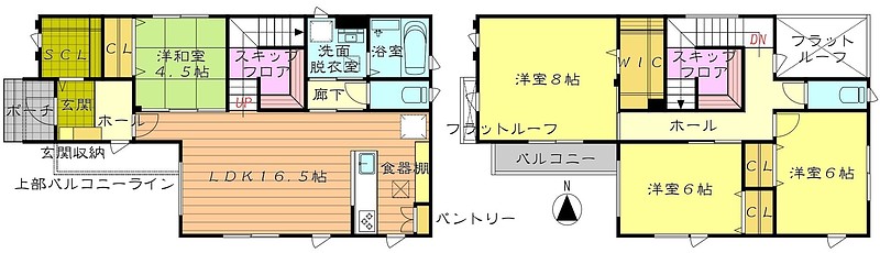 4号棟・5号棟間取図