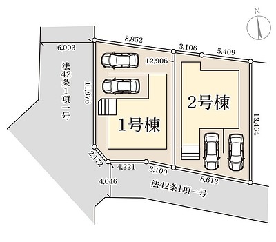 仙台市太白区大野田2丁目の新築一戸建て住宅（全2棟販売中）