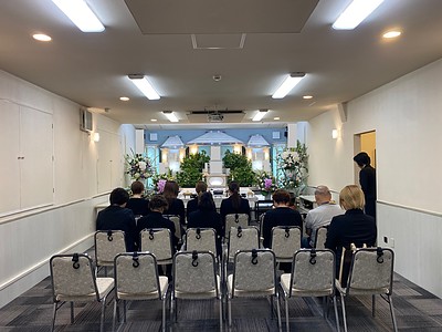 少人数の友人葬を執り行うお手伝いをさせて頂きました