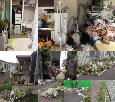 仮設住宅で遺品整理｜2130522-2