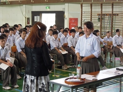 「六郷中学校　研修会」（2016年  7月）
