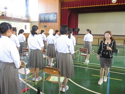 「六郷中学校　研修会」（2017年  7月)