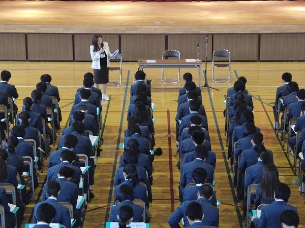 「柳生中学校　研修会」（2017年  11月）