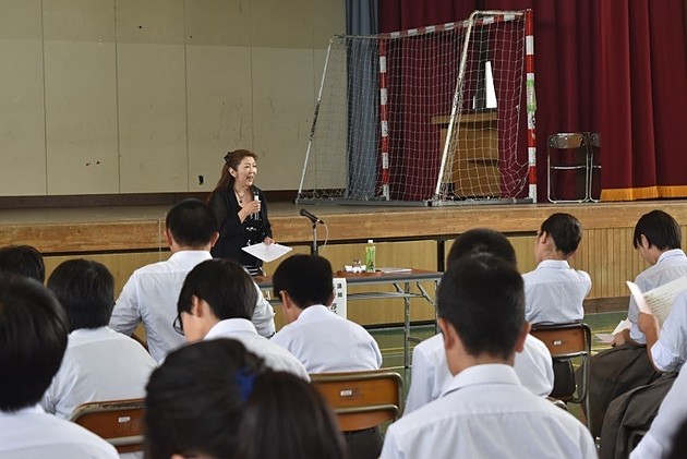 「六郷中学校　研修会」（2018年  7月）