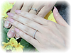 結婚指輪ご成約の決め手は「個性的デザインもエタニティリングもメンテナンスが無料保証なので安心」でした。