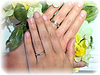 太身と細身の結婚指輪を探していたお二人が選んだのは、ジュエルミキがお勧めするコラニーでした。