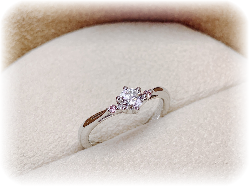 宮崎、延岡でピンクダイヤ婚約指輪はジュエルミキ