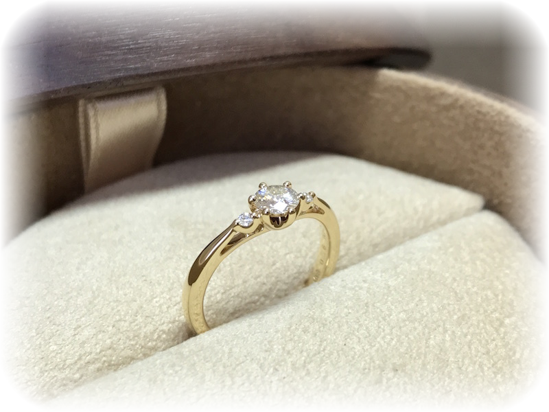 宮崎、延岡でゴールド婚約指輪はジュエルミキ