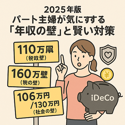 2025年版：パート主婦が気にする「年収の壁」と賢い対策